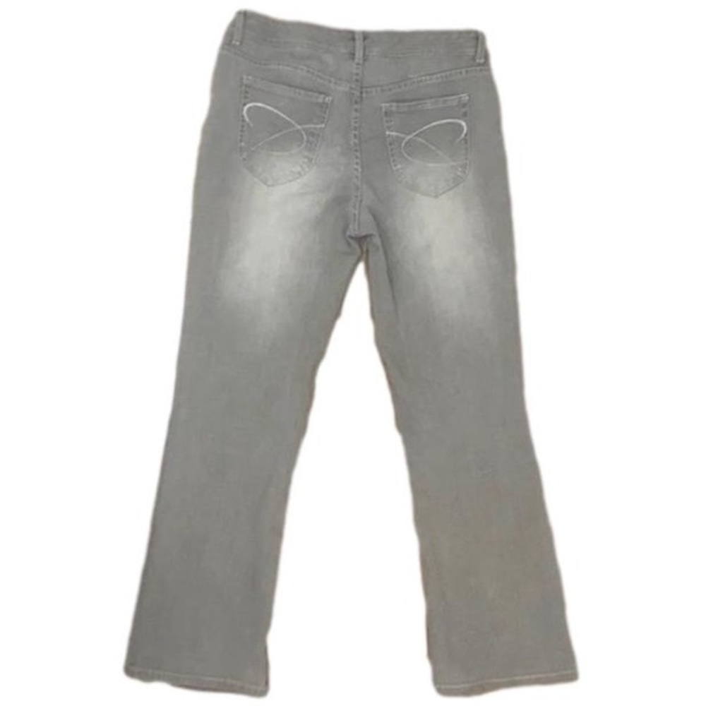 Chico’s Platinum WS Grey Boot Leg Jeans 4P